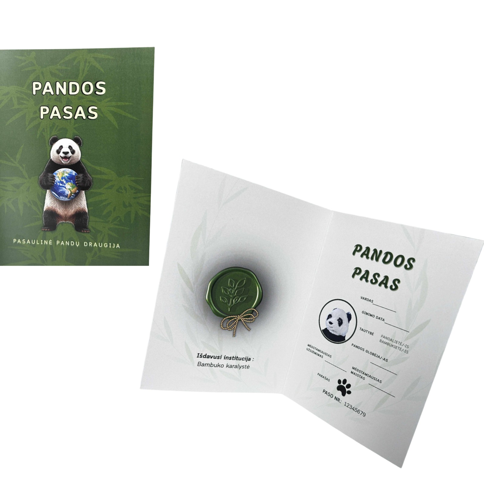 Pandos pasakos vaikams – Knygelių rinkinys lagaminėlyje su pliušine Panda – 6 nuotrauka