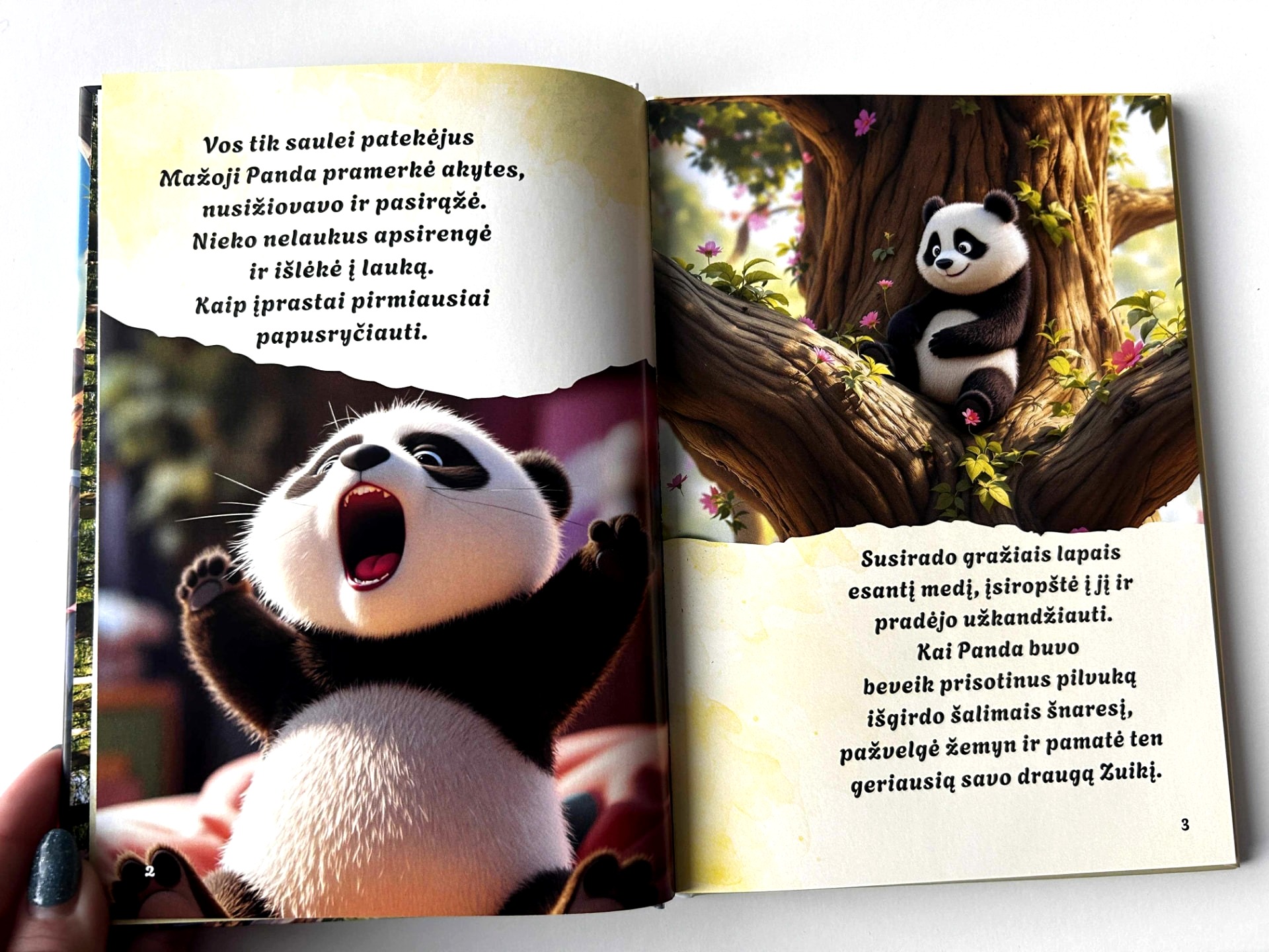 Pandos pasakos vaikams – Mažoji Panda ir geriausias draugas Zuikis – 2 nuotrauka