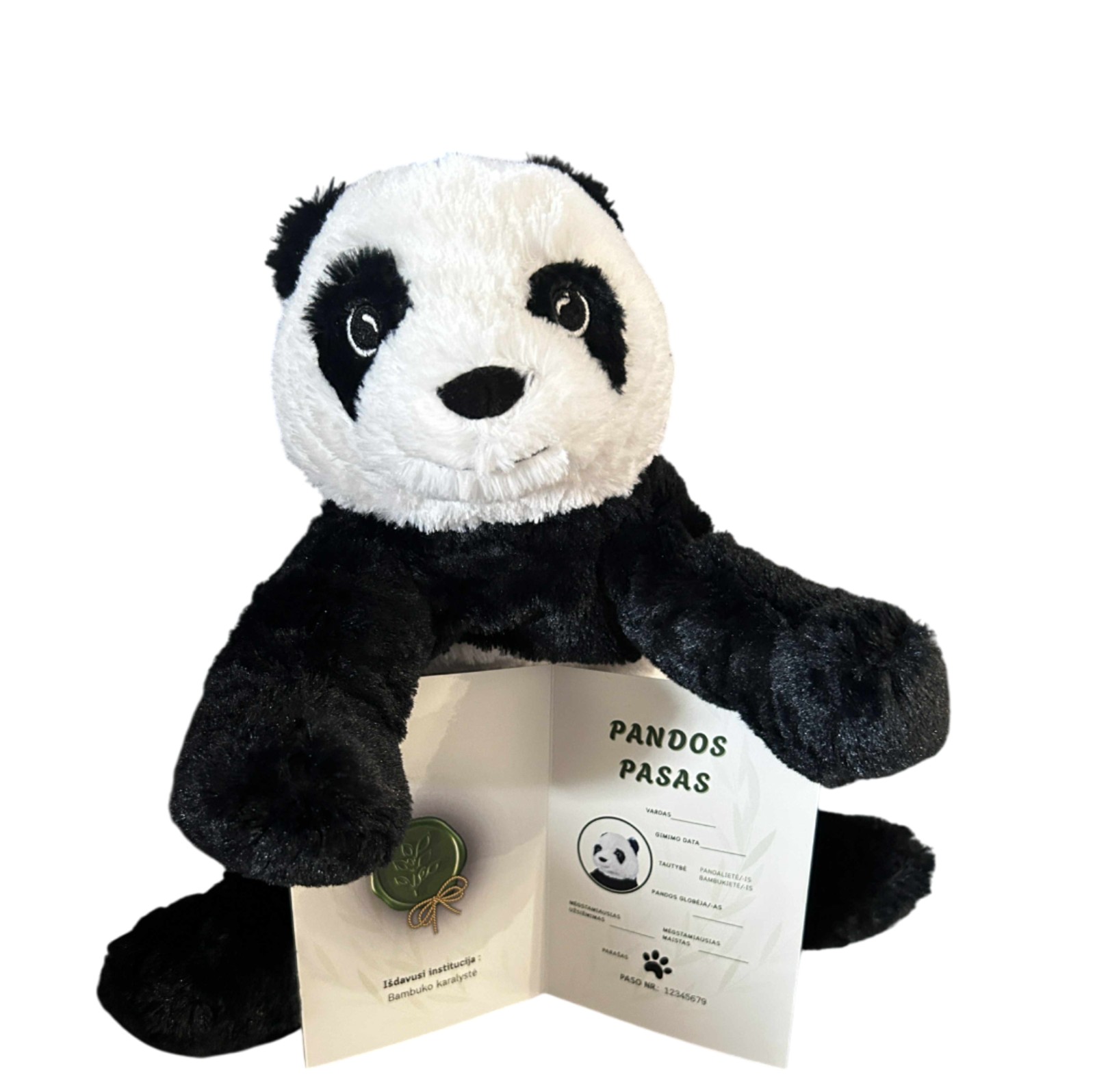 Pandos pasakos vaikams – Knygelių rinkinys lagaminėlyje su pliušine Panda – 5 nuotrauka