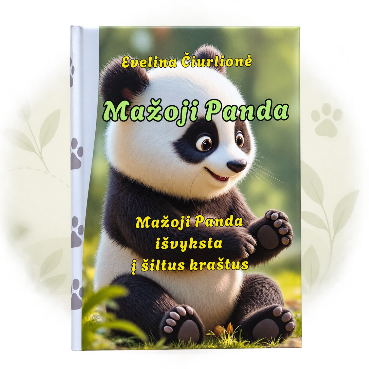 Knygelės „Mažoji Panda išvyksta į šiltus kraštus“ viršelis