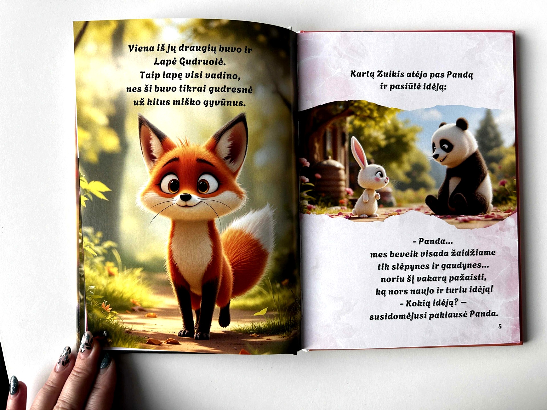 Pandos pasakos vaikams – Vagystės istorija. Mažoji Panda ir Zuikis – 3 nuotrauka